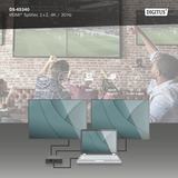 Digitus Répartiteur HDMI 4K, 1x2, Repartiteur HDMI Noir
