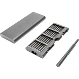 Digitus Set de tournevis pour mécanicien de précision, Set d'embouts de vissage Gris