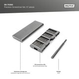 Digitus Set de tournevis pour mécanicien de précision, Set d'embouts de vissage Gris