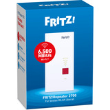 FRITZ! 2700 Ponts & répéteurs Blanc/gris, Repeater 2700, Répéteur réseau, 125 Mbit/s, Wifi, Ethernet/LAN, Blanc
