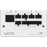 FSP VITA GM 850W unité d'alimentation d'énergie 20+4 pin ATX ATX Blanc alimentation  Blanc, 850 W, 100 - 240 V, 50/60 Hz, 11-5.5 A, Actif, 100 W