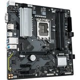 GIGABYTE B760M D3HP DDR4 Carte Mère - Prend en charge les processeurs Intel Core de 14e génération, VRM numérique 4+1+1 phases, jusqu'à 5333MHz DDR4 (OC), 2xPCIe 4.0 M.2, LAN GbE, USB 3.2 Gen1 carte mère socket 1700 Noir/gris, VRM numérique 4+1+1 phases, jusqu'à 5333MHz DDR4 (OC), 2xPCIe 4.0 M.2, LAN GbE, USB 3.2 Gen1, Intel, LGA 1700, Intel® Celeron®, Intel® Core™ i3, Intel® Core™ i5, Intel® Core™ i7, Intel® Core™ i9,..., LGA 1700, 128 Go, DDR4-SDRAM