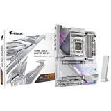 GIGABYTE X870E AORUS MASTER X3D ICE carte mère socket AM5 Argent/Blanc, RAID, 5 Gb-LAN, 10 Gb-LAN, WLAN, BT, Sound, ATX