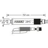 Hazet 9032M-36, Ponceuse Noir