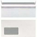 Herlitz 00768804 enveloppe Papier Blanc Blanc, DL (110 x 220 mm), Papier, Blanc, 75 g/m²