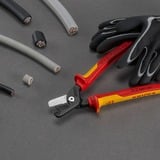 KNIPEX 95 18 225, Tenailles de cran Rouge/Jaune