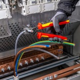 KNIPEX Cisaille à câble StepCut XL 95 18 225 VDE, Tenailles de cran Rouge/Jaune