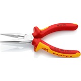 KNIPEX Pince demi-ronde avec tranchant 25 06 160 isolées par gaines bi-matière, certifiées VDE