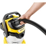 Kärcher 1.628-360.0, Aspirateur sec/humide Jaune/en acier inoxydable