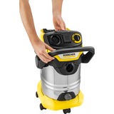 Kärcher 1.628-360.0, Aspirateur sec/humide Jaune/en acier inoxydable