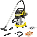Kärcher WD 6 P S V-30/6/22/T, Aspirateur sec/humide Jaune/en acier inoxydable