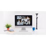 Kensington A1000 Support télescopique pour webcam avec serre-joint Noir, Pied de micro pour bureau, Support pour bureau, Noir, MIL-STD-810H Method 504.3 Contamination by Fluids, 695 g, 51 mm