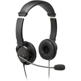 Kensington Micro-Casque Classic USB-A  on-ear Noir, Avec fil, Appels/Musique, 163 g, Casque, Noir