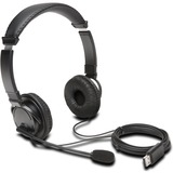 Kensington Micro-Casque Classic USB-A  on-ear Noir, Avec fil, Appels/Musique, 163 g, Casque, Noir