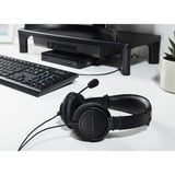 Kensington Micro-Casque Classic USB-A  on-ear Noir, Avec fil, Appels/Musique, 163 g, Casque, Noir