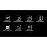 Keychron Q0+ Barebone, Pavé numérique Bleu