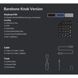 Keychron Q0+ Barebone, Pavé numérique Bleu