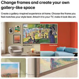 LG 65LX7B6LA.AEEQ (Gallery TV) 65" 4K Ultra HD QNED Argent/Noir, 165,1 cm (65"), 3840 x 2160 pixels, QNED MiniLED, Smart TV, Wifi, Noir