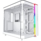 Montech  boîtier midi tower Blanc | 2x USB-A | 1x USB-C | RGB | Verre Trempé