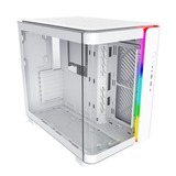 Montech  boîtier midi tower Blanc | 2x USB-A | 1x USB-C | RGB | Verre Trempé