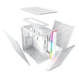 Montech  boîtier midi tower Blanc | 2x USB-A | 1x USB-C | RGB | Verre Trempé