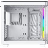 Montech  boîtier midi tower Blanc | 2x USB-A | 1x USB-C | RGB | Verre Trempé
