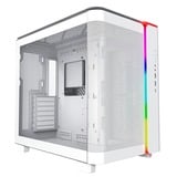Montech  boîtier midi tower Blanc | 2x USB-A | 1x USB-C | RGB | Verre Trempé