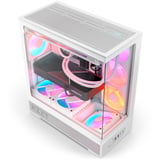 NZXT S5 RGB boîtier midi tower Blanc | 2x USB-A | 1x USB-C | RGB | Verre trempé