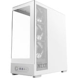 NZXT S5 RGB boîtier midi tower Blanc | 2x USB-A | 1x USB-C | RGB | Verre trempé