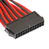 Phanteks PH-CB24P_BR, Câble d'extension Noir/Rouge