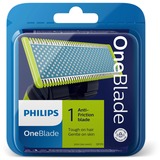 Philips Norelco OneBlade OneBlade QP215/50 Anti-friction, Lame Argent/vert clair, Lame de rasage, Multicolore, 4 mois, Philips, Philips OneBlade, 1 pièce(s)