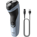 Philips Shaver 3000X Series, Rasoir Bleu clair/Noir