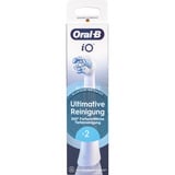Procter & Gamble Oral-B iO Ultimative Reinigung 2er, Tête brosse à dent électrique Blanc, 2 pièce(s), Blanc, 3 mois, Oral-B, iO, 214 mm