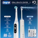 Procter & Gamble iO6 & OxyJet Adulte Brosse à dents rotative oscillante Blanc, Soins buccaux Blanc, Adulte, Brosse à dents rotative oscillante, Soin quotidien, Soins des gencives, Intense, Sensible, Super sensitive, Blanc, 2 min, Batterie