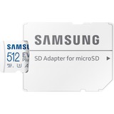 SAMSUNG EVO Plus microSDXC Card 512 Go (2021), Carte mémoire Blanc, UHS-I U3, Class 10, V30, A2