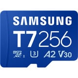 Samsung T7 microSDXC 256 GB, Carte mémoire Bleu