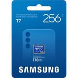 Samsung T7 microSDXC 256 GB, Carte mémoire Bleu