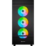 Sharkoon Rebel C50 RGB reconditionné boîtier midi tower Noir | 2x USB-A | 1x USB-C | RGB | Verre Trempé