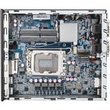 Shuttle Slim PC DH610, S1700, 1x HDMI, 2x DP, 1x 2.5", 2x M.2, 2x LAN (Intel 1G + 2.5G), 2x COM, fonctionnement permanent 24/7, attaches VESA, Barebone Noir, S1700, 1x HDMI, 2x DP, 1x 2.5", 2x M.2, 2x LAN (Intel 1G + 2.5G), 2x COM, fonctionnement permanent 24/7, attaches VESA, 1,3L mini PC, Mini PC type barebone, LGA 1700, DDR4-SDRAM, M.2, SATA, Série ATA II, Série ATA III, 120 W