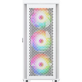 Silentware  boîtier midi tower Blanc | 2x USB-A | RGB | Verre Trempé