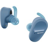 Sony WFSP800N écouteurs, Casque bleu, bluetooth