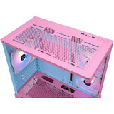 Thermaltake View 170 TG ARGB boîtier mini tower Rose | 2x USB-A | RGB | Verre Trempé