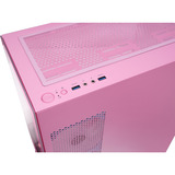 Thermaltake  boîtier mini tower Rose | 2x USB-A | RGB | Verre Trempé