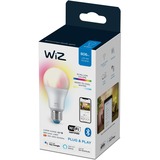 WiZ Ampoule 8 W (éq. 60 W) A60 E27, Lampe à LED Ampoule intelligente, Blanc, Wi-Fi/Bluetooth, E27, Multicolore, 2200 K