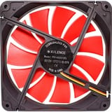 Xilence XF050 Boitier PC Ventilateur 14 cm, Ventilateur de boîtier Noir/Rouge, Ventilateur, 14 cm, 900 tr/min, 41,37 cfm