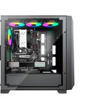 Xilence  boîtier midi tower Noir | 2x USB-A | 1x USB-C | RGB | Verre Trempé