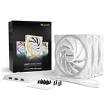 be quiet! Light Wings White 140mm PWM high-speed Triple Pack, Ventilateur de boîtier Blanc