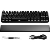 be quiet! Support lumineux TKL RGB clavier gaming mécanique Noir, Layout DE (QWERTZ), be quiet! Silent V2 Tactile, 100%