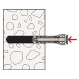 fischer Chevilles SX Plus 12x60 en seau Gris clair