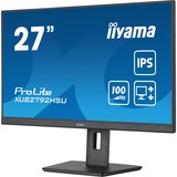 iiyama ProLite XUB2792HSU-B6 27" Moniteur Noir (Mat), HDMI, DisplayPort, USB, Audio